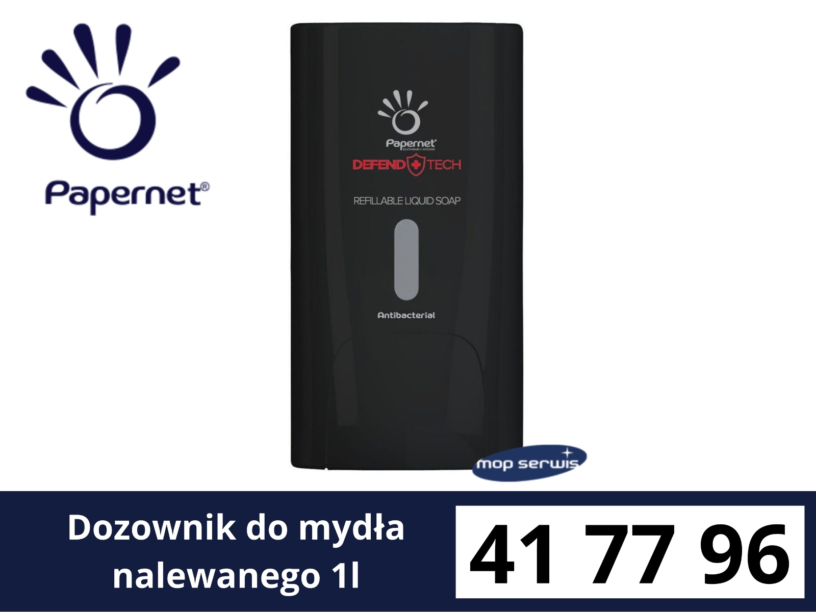 Dozownik do mydła nalewanego PAPERNET 417796 1L